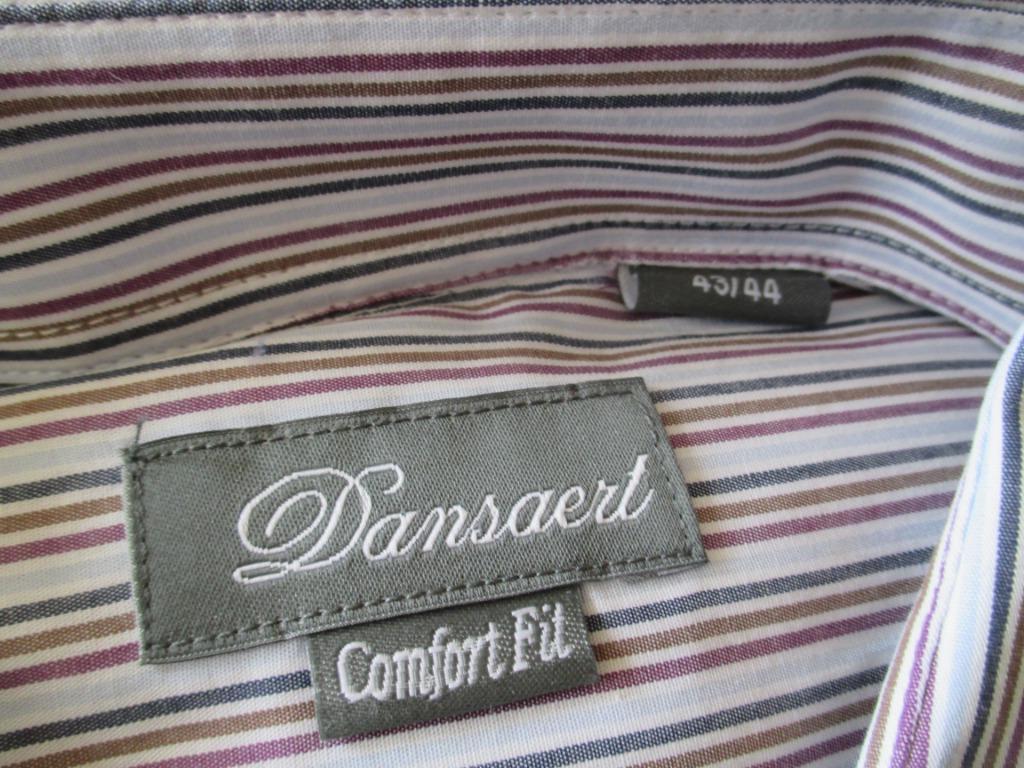 gestreept herenhemd Dansaert maat 43/44 NIEUW, Kleding | Heren, Ophalen of Verzenden, Nieuw