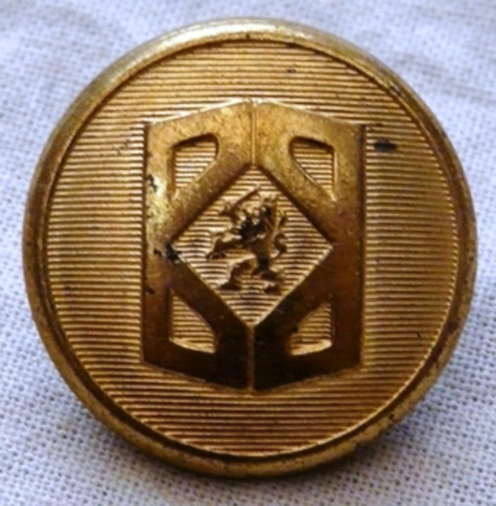 Knoop Uniform, BB (Bescherming Bevolking), 22mm, 1 stuks.(2), Ophalen of Verzenden, Overige soorten, Overige typen