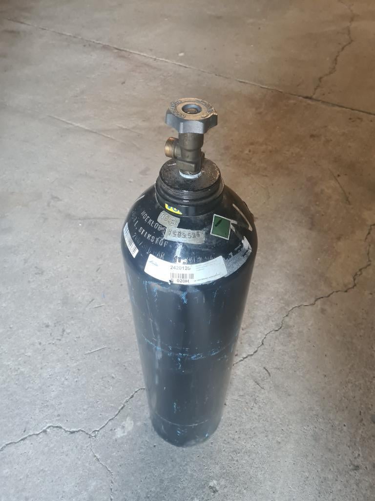 Gasfles voor lasapparaat, Enlèvement