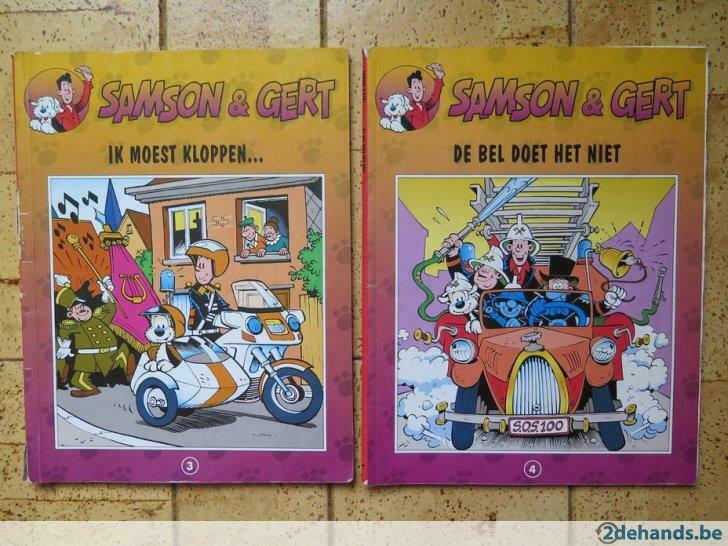 Strip : Samson & Gert : pakket van 2 boeken, Boeken, Ophalen of Verzenden, Gelezen
