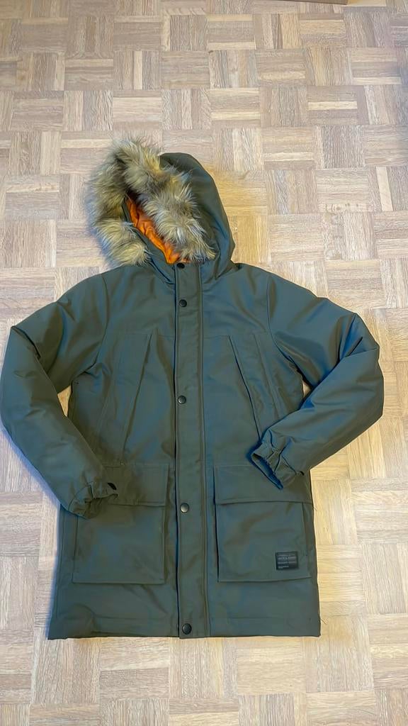 Jack & Jones dons wintejas maat 164, Gebruikt, Ophalen of Verzenden, Jas, Jongen