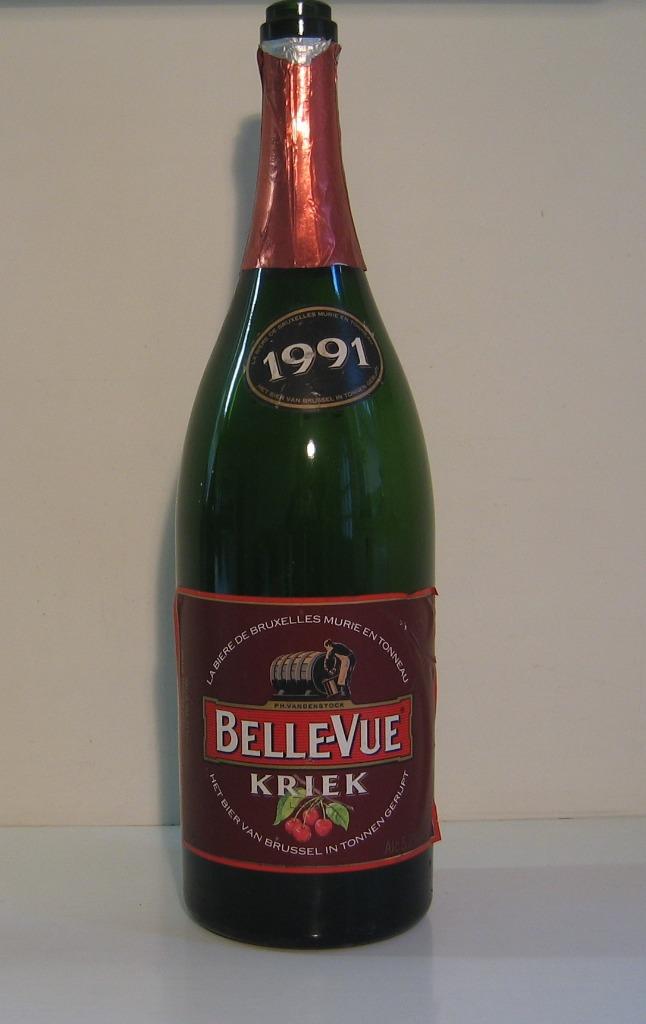 BOUTEILLE DE BIÈRE BELLE - VUE KRIEK 3 L (273), Collections, Marques de bière, Enlèvement, Utilisé, Bouteille(s), Autres marques