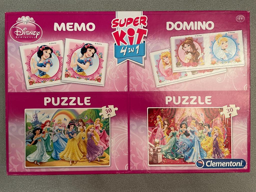 Disney puzzel 30 stuks + memo + domino, Ophalen of Verzenden, 10 tot 50 stukjes, Zo goed als nieuw, 4 tot 6 jaar