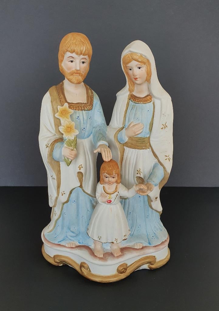 Biscuit beeld van de Heilige Familie, Ophalen of Verzenden, Zo goed als nieuw