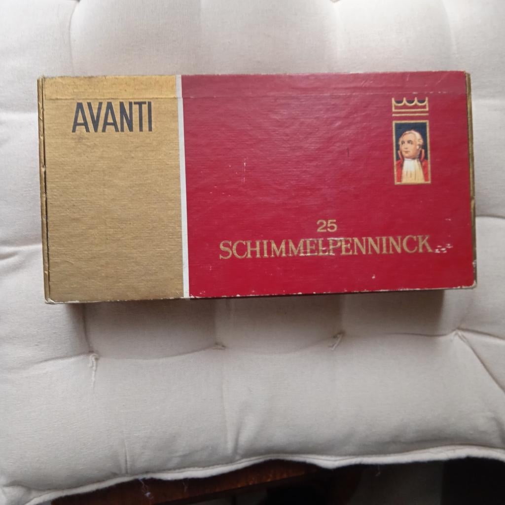 Oude sigarendoos, Avanti Schimmelpenninck voor 25 stuks, Ophalen of Verzenden, Zo goed als nieuw