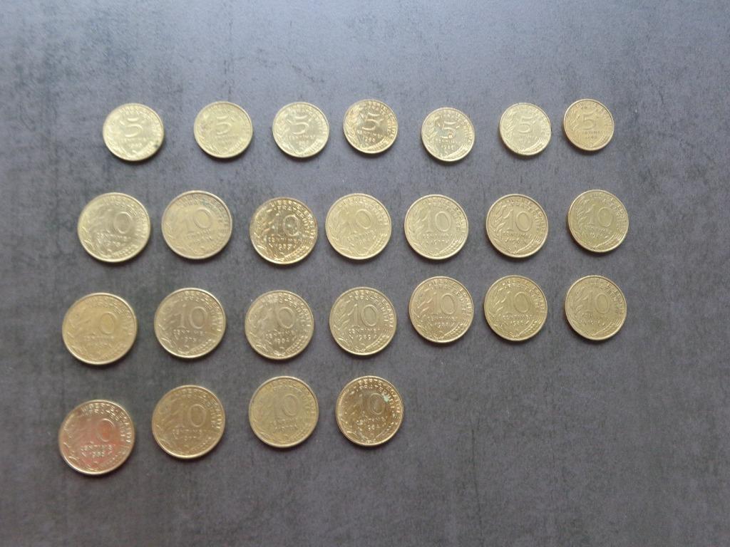 138 munten uit Frankrijk, Ophalen, Frankrijk