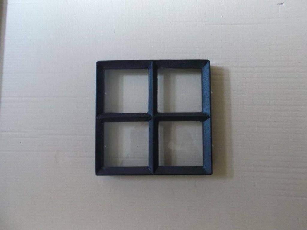 Stalen raampjes nieuw 25 x 25 cm 4 cm diep enkel beglazing, Enlèvement ou Envoi, Neuf