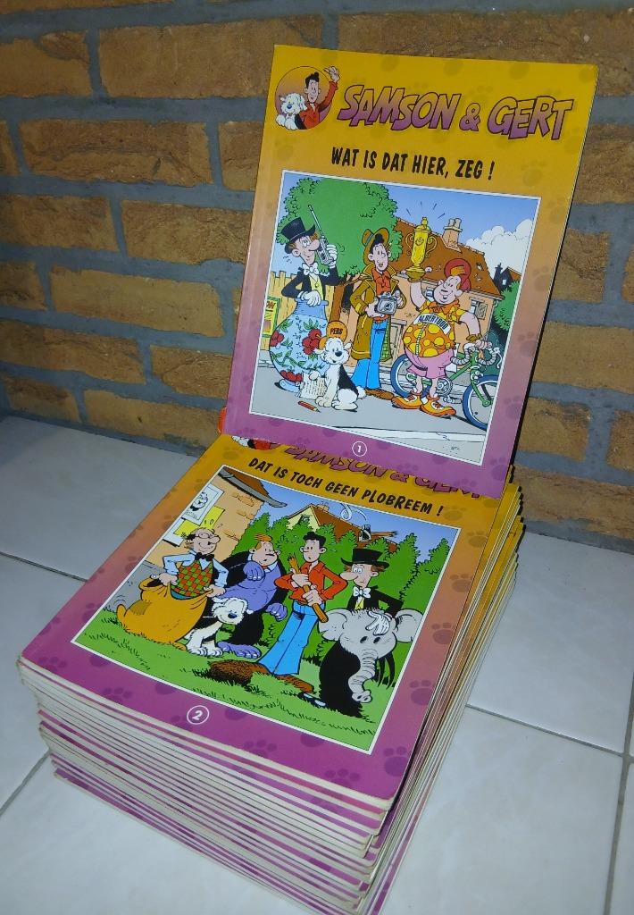Samson & Gert stripreeks, Boeken, Studio 100, Complete serie of reeks, Ophalen of Verzenden, Zo goed als nieuw