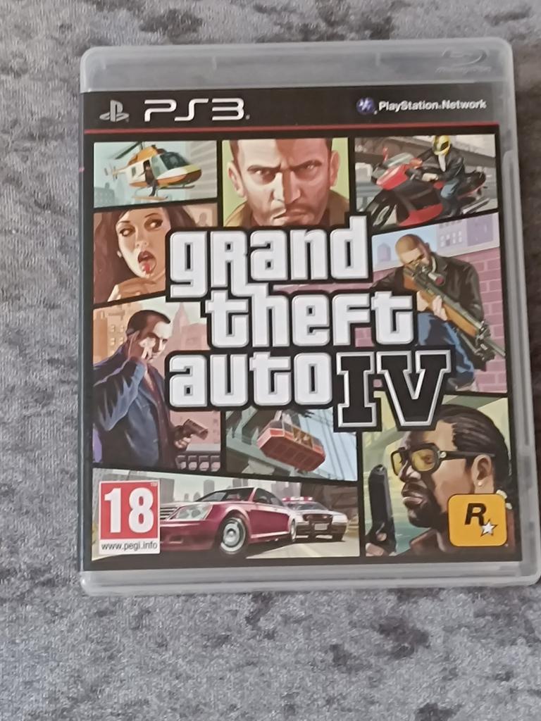 Jeu PS 3 GTA 4, Enlèvement, Comme neuf