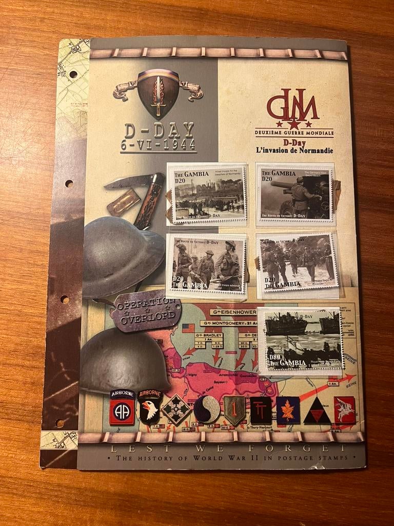 The History of World War 2 in postage Stamps - D-Day, Postzegels en Munten, Verzenden, Overige landen, Postfris