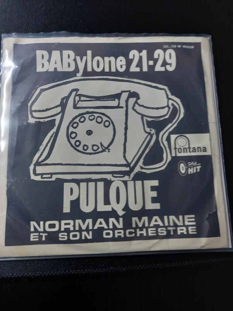 Norman Maine — Babylone 21-29 - Allo Brigitte « Popcorn », CD & DVD, Vinyles Singles, Comme neuf, Single, Latino et Salsa, 7 pouces
