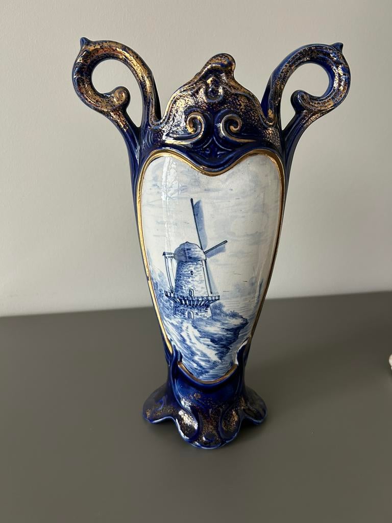 Vase bleu de Delft ancien, Enlèvement ou Envoi