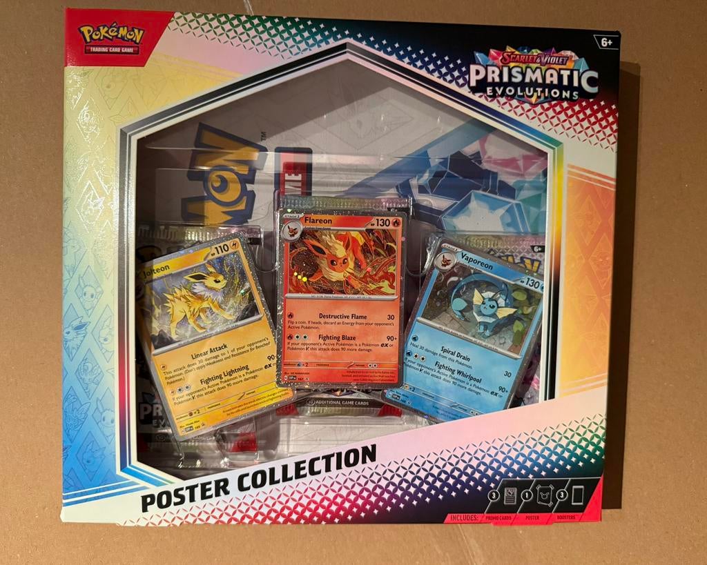 Pokémon Prismatic Evolutions Poster Collection, Ophalen of Verzenden, Nieuw