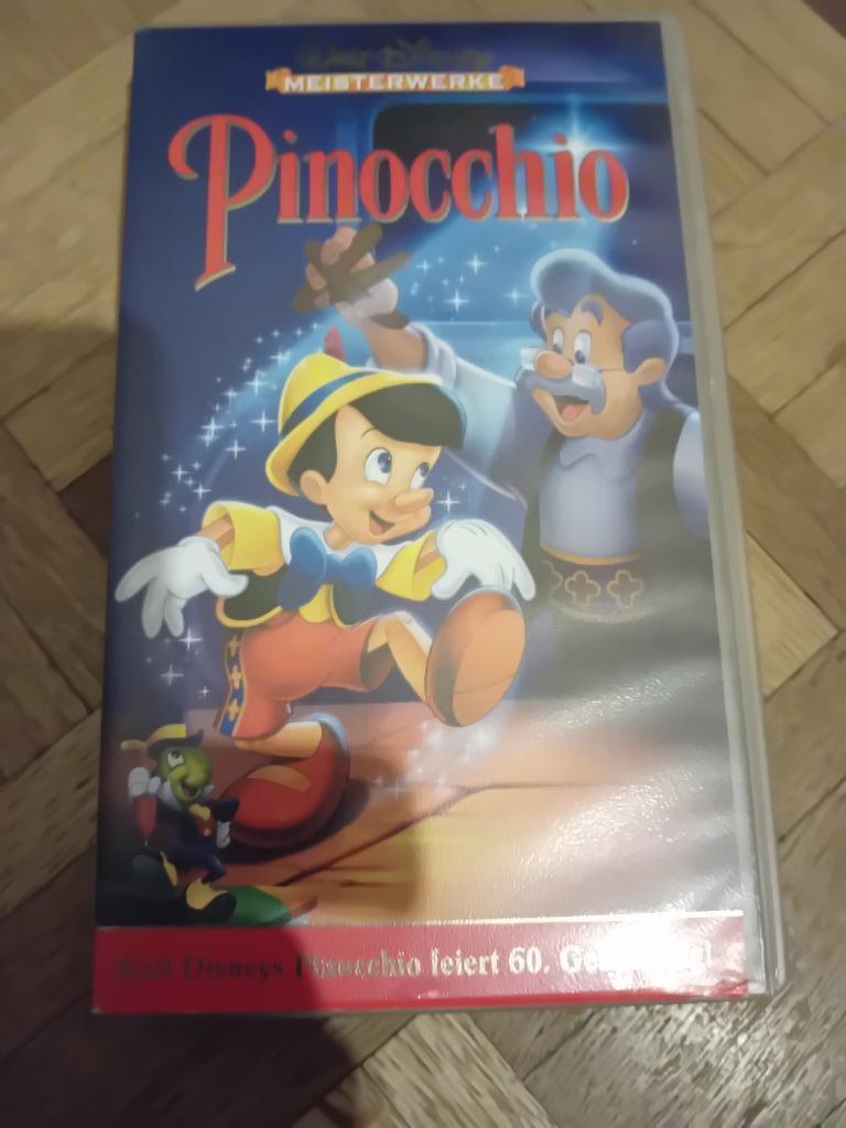 Cassette vhs pinocchio walt Disney meisterwerke, Enlèvement ou Envoi