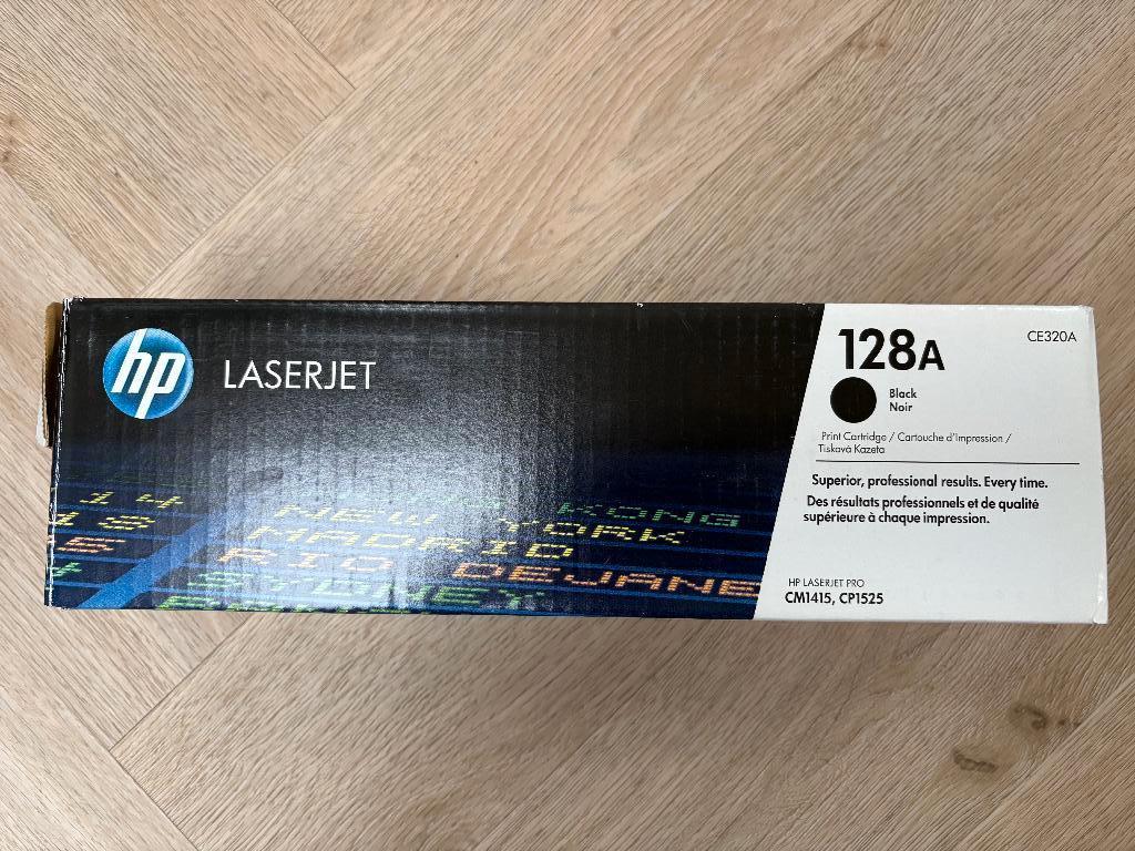 Nouveau toner noir HP CE320A (HP 128A) pour HP CM1415/CP1525, Informatique & Logiciels, Enlèvement ou Envoi, Neuf, Toner, HP ORIGINAL