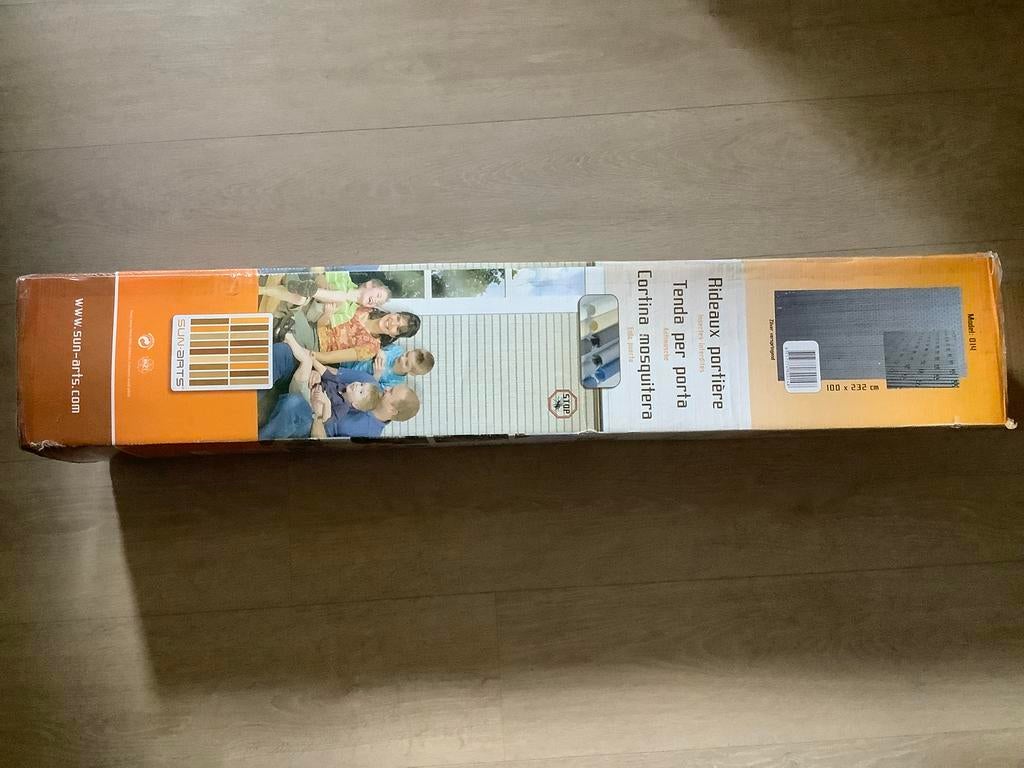Vlieg en mug gordijn voor in deur te monteren, 215 cm of meer, Hordeur, Nieuw, Ophalen