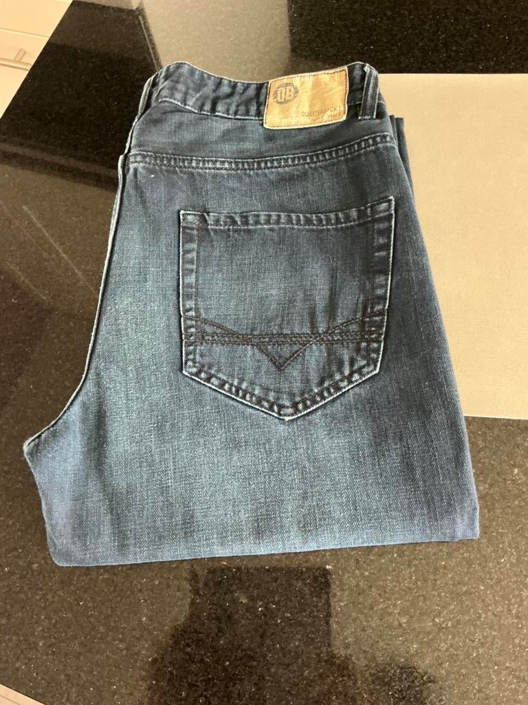 Nr7Mooie jeans QB Quarterback W34 L32 regularfit donkerblauw, Ophalen, Zo goed als nieuw, Blauw, JBC