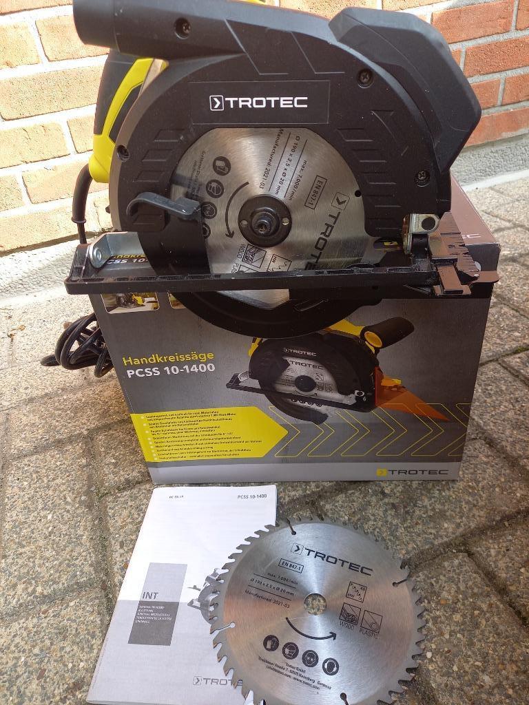TROTEC cirkelzaag PCSS 10-1400, Ophalen, Gebruikt, Cirkelzaag, 30 tot 70 mm
