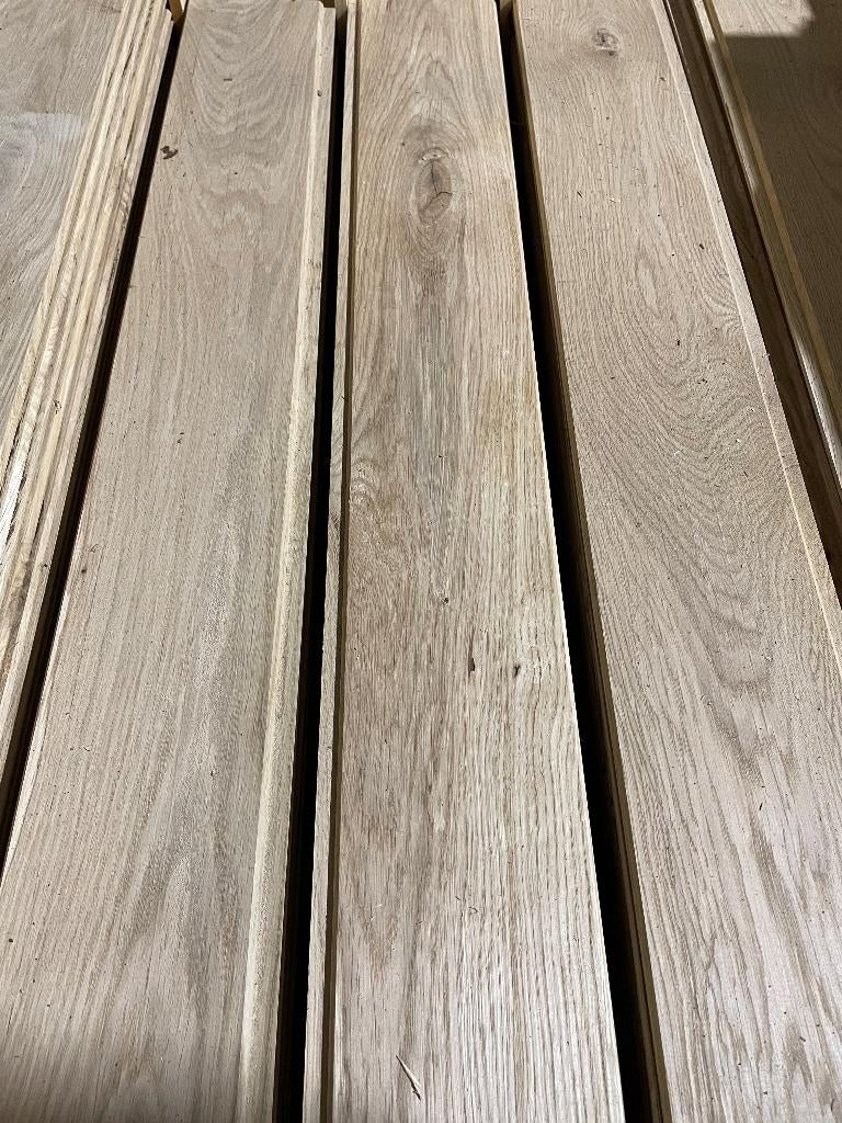 Planche en chêne/rabat/planchette 15x130mm Longueur 300cm, Bricolage & Construction, Bois & Planches, Neuf, Enlèvement ou Envoi