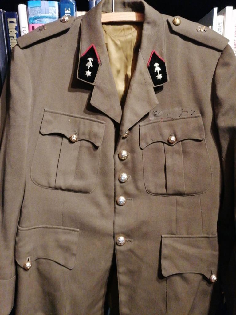 Belgische legerdienstjurk. Genie., Verzamelen, Militaria | Algemeen, Ophalen of Verzenden