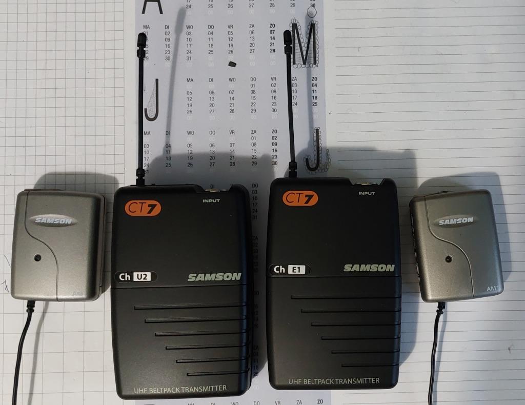 Professionele draadloze microfoons (2 stuks)., Ophalen of Verzenden, Zo goed als nieuw, Overige typen, Draadloos