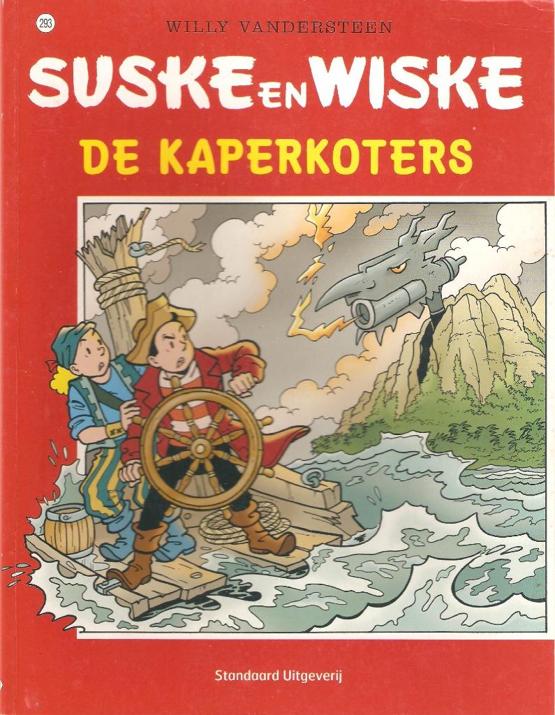 suske en wiske nr 293 ; de kaperkoters ; 1ste en enige druk, Enlèvement ou Envoi, Willy Vandersteen, Une BD, Comme neuf