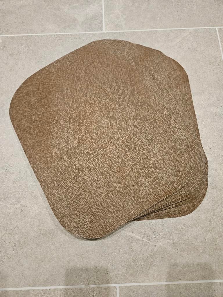 19 zelfgemaakte placemats, Ophalen of Verzenden, Gebruikt, Bord