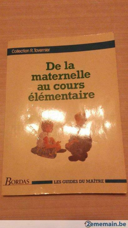De la maternelle au cours élémentaire R. Tavernier, Enlèvement ou Envoi, Utilisé, Autres niveaux