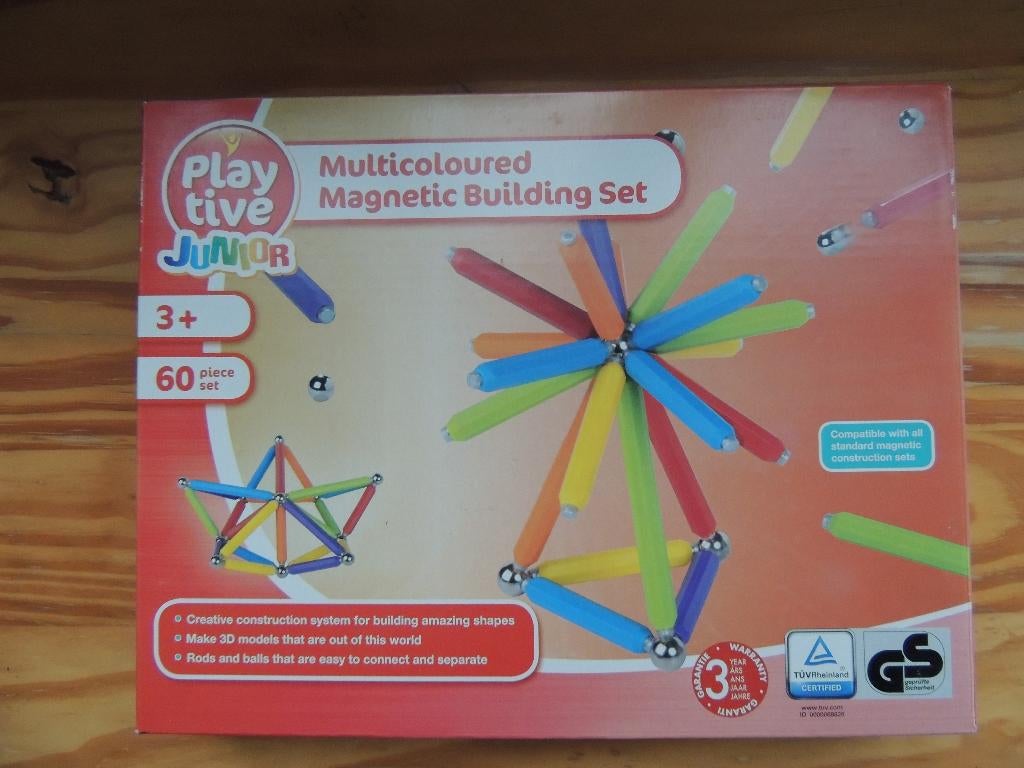 Set de construction magnétique Multicolore, Ophalen, Bouwen