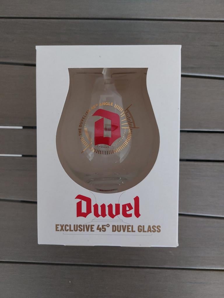 Duvel exclusive 45° glazen, Verzamelen, Biermerken, Ophalen of Verzenden, Nieuw, Duvel
