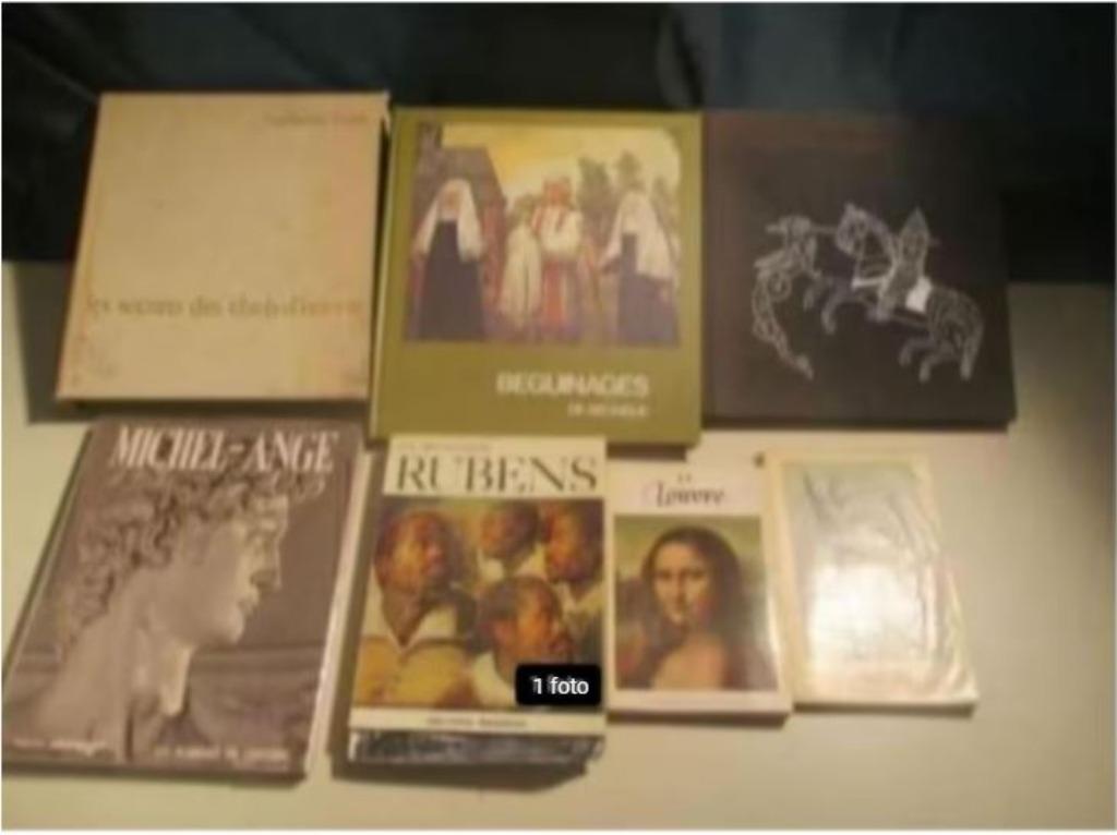 7 vieux livres d'art français, Livres, Enlèvement ou Envoi, Comme neuf, Peinture et dessin