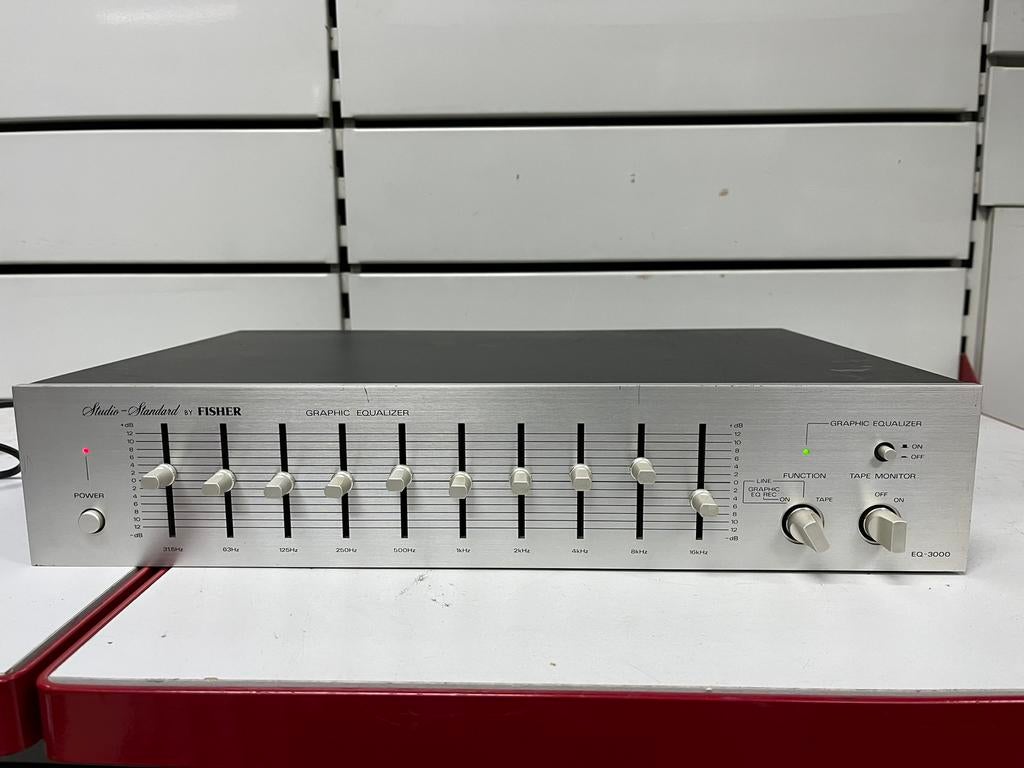 Fisher Studio-Standard EQ-3000 vintage equalizer, Audio, Tv en Foto, Stereoketens, Ophalen of Verzenden, Gebruikt