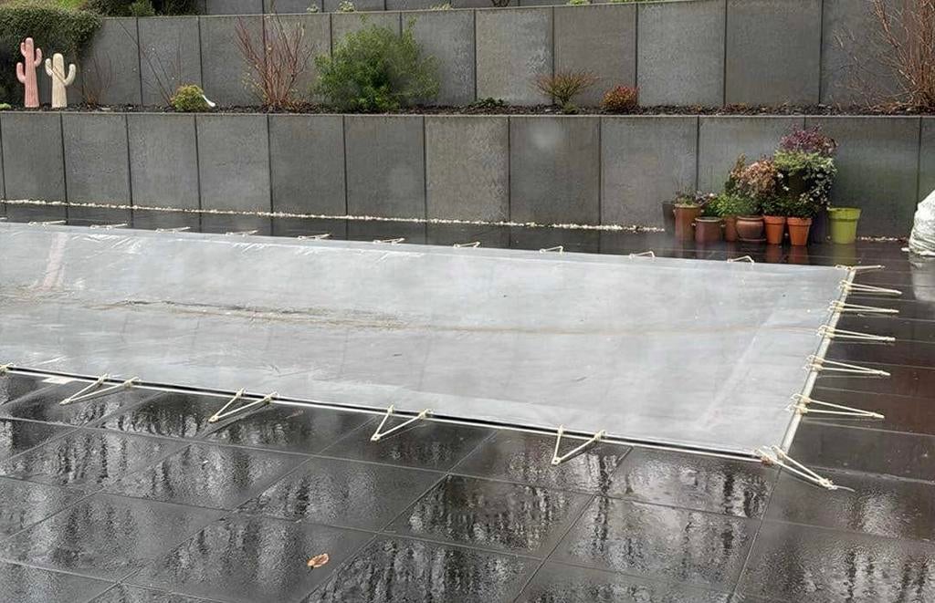 Bâche d’hiver FLUIDRA pour piscine 10 x 4, Tuin en Terras, Ophalen, Gebruikt, Afdekzeil