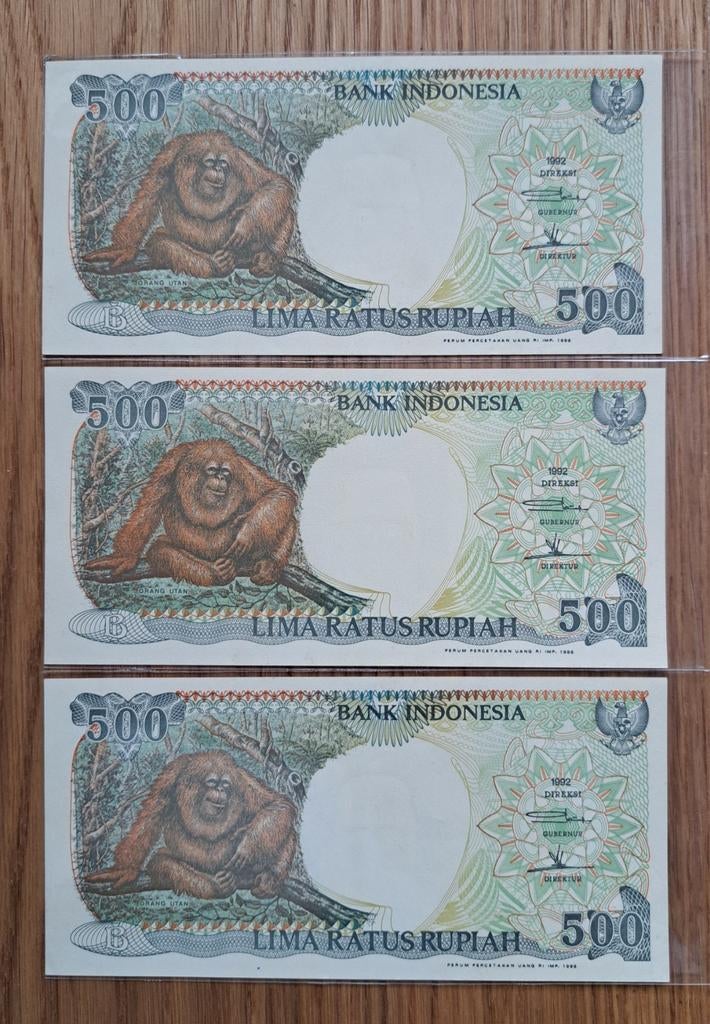 500 Rupiah Indonesie, Postzegels en Munten, Bankbiljetten | Afrika, Ophalen of Verzenden