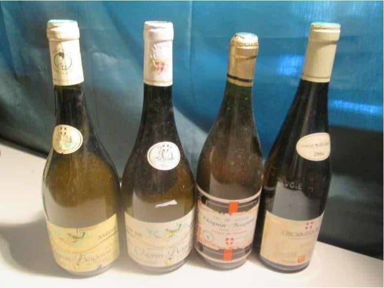 4x Vin de Savoie - Chignin Bergeron, Enlèvement ou Envoi, Pleine, Comme neuf, France