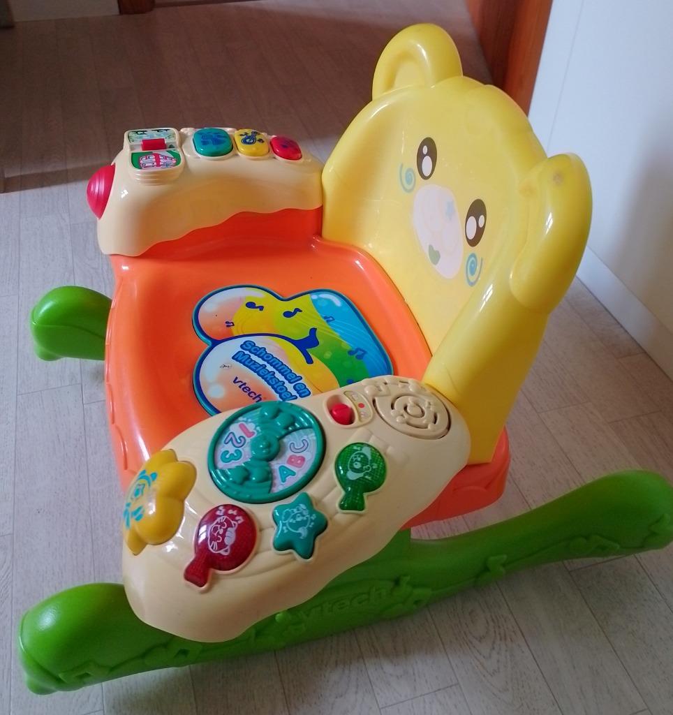 Vtech kinderschommelstoel muziek, Ophalen, Gebruikt