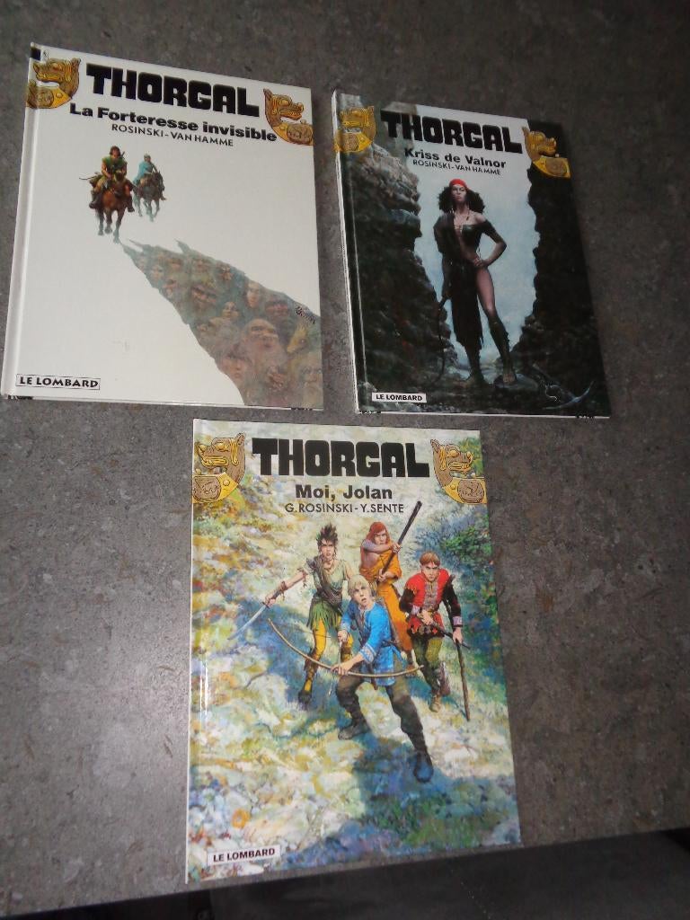 3 bd Thorgal n 19 - 28 - 30 (eo), Enlèvement