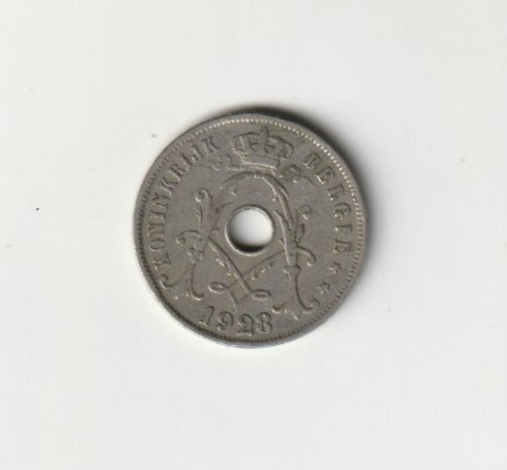 BELGIQUE BELGIE BELGIUM 25 CENTIMES 1928 NL, Enlèvement ou Envoi, Série