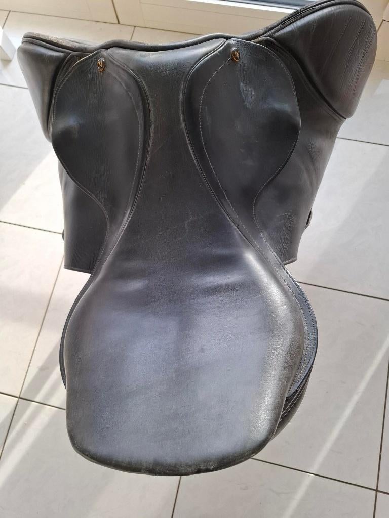 paardenzadel, zwart, Dieren en Toebehoren, Paarden en Pony's | Zadels, Ophalen, Gebruikt, Springen