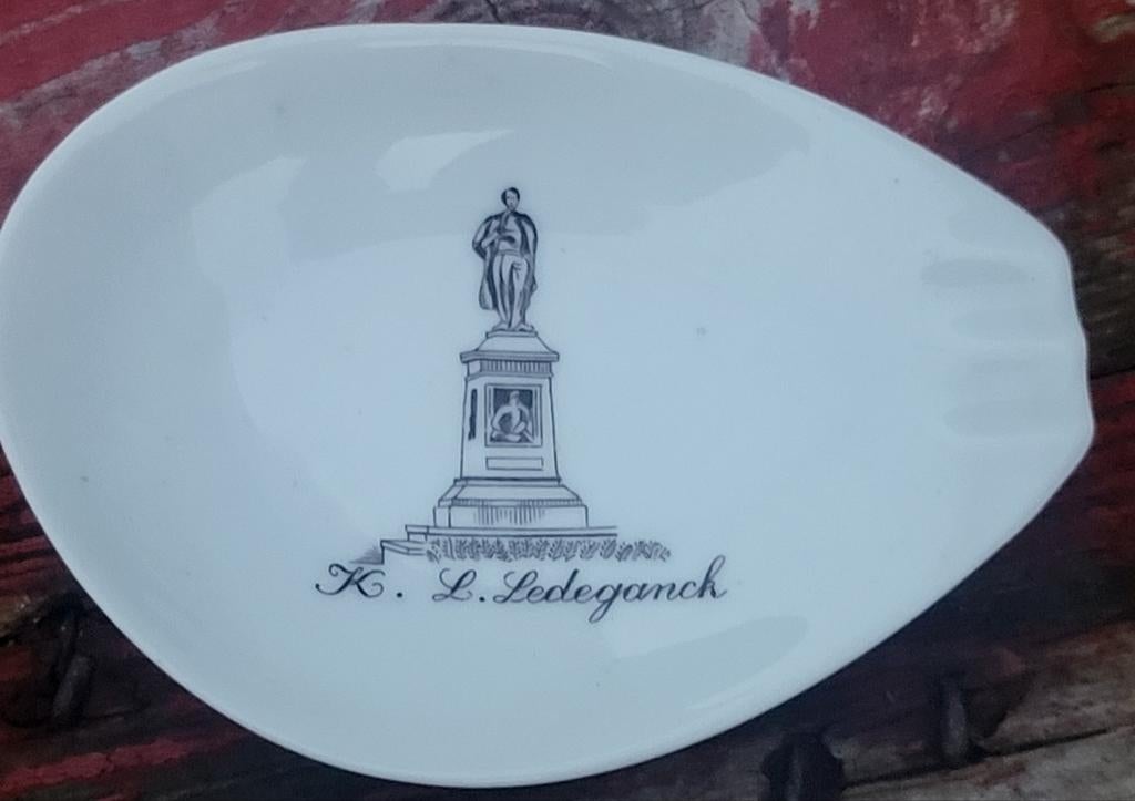 Asbak KL Ledeganck Eeklo, Verzamelen, Overige Verzamelen, Zo goed als nieuw, Ophalen of Verzenden