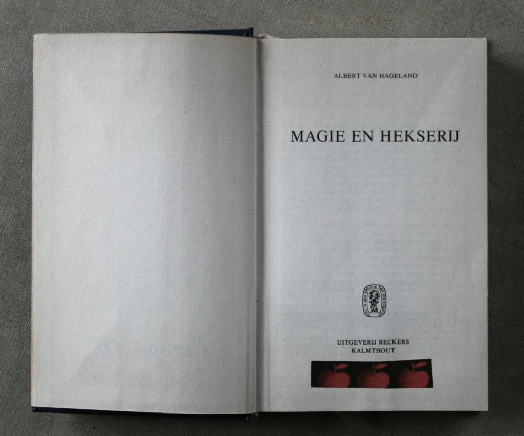 Magie en hekserij., Ophalen of Verzenden, Gelezen, Van Hageland - Beckers