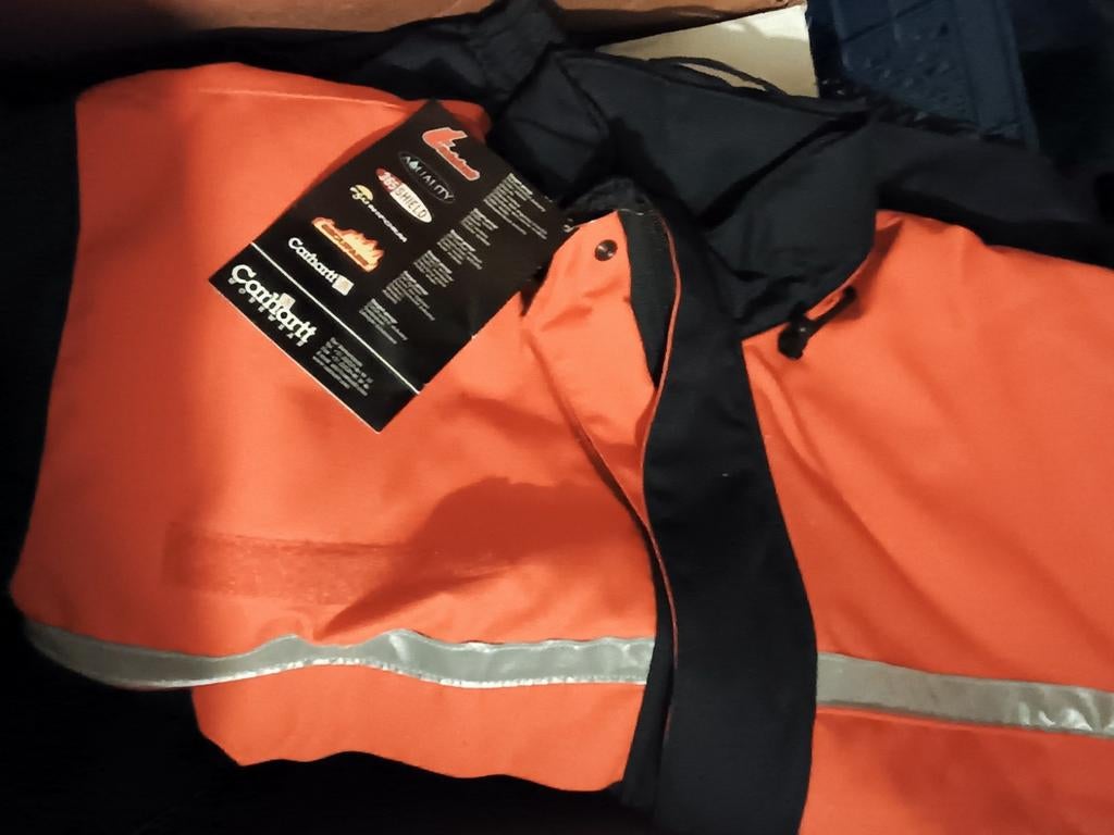 1 de Mes 🥸 GRANDS BLOUSONS 🧥 CARHARTT Rouge XXL ( 62 64 ?), Ophalen, Overige typen, Nieuw, CARHARTT