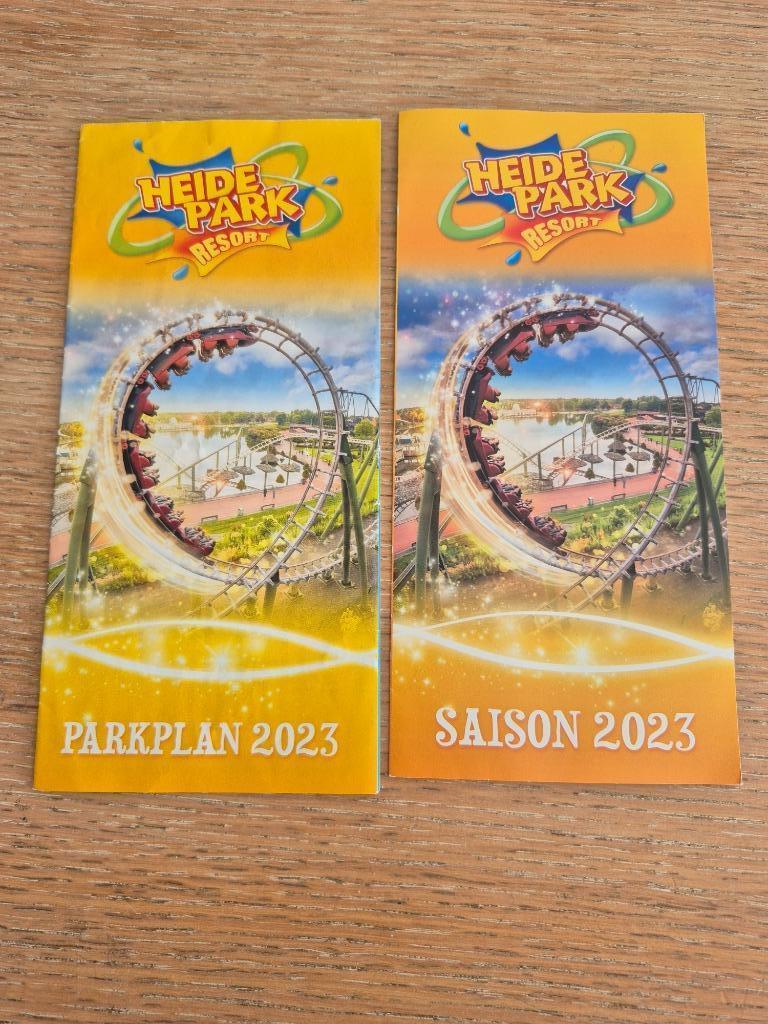 Heide park folder en park plan 2023, Ophalen of Verzenden, Zo goed als nieuw