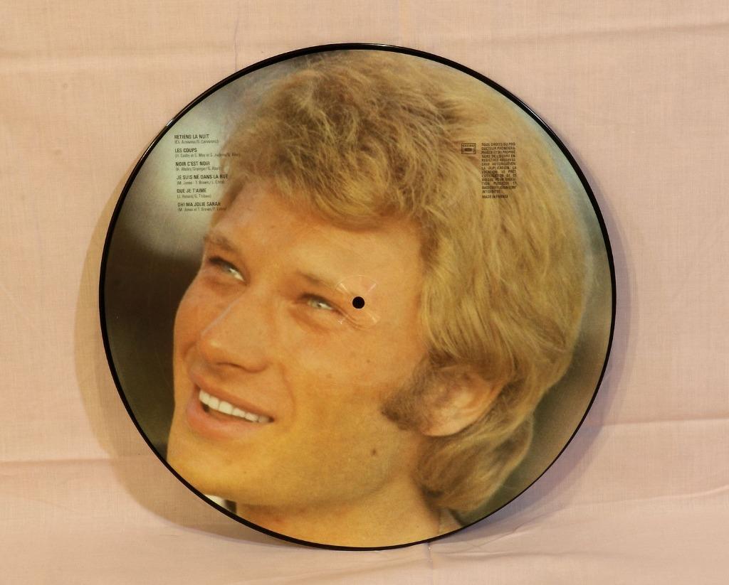 Johnny Hallyday vinyl 33 trs Premier Picture-Disc 1979, Ophalen of Verzenden, Gebruikt