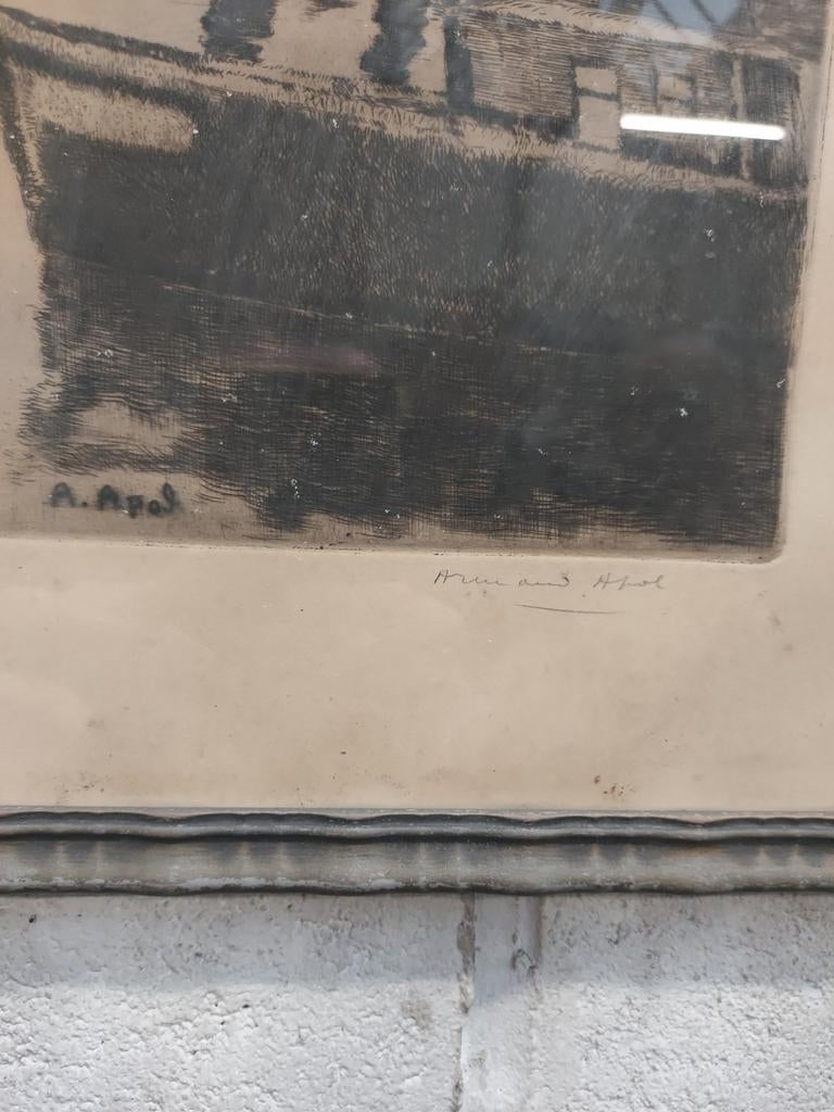 Gravure armand Apol, Ophalen of Verzenden, Zo goed als nieuw