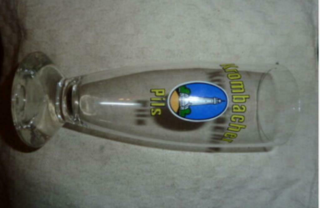 #M bier glas KROMBACHER PILS 0,2L, Verzamelen, Ophalen of Verzenden, Nieuw, Bierglas