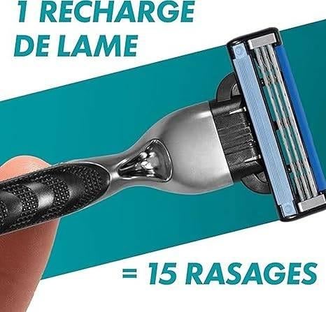 Rasoir Gillette Mach3 | LIVRAISON GRATUITE, Soins, -, -, Tout le visage
