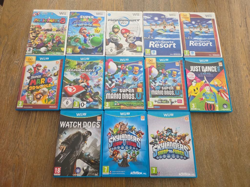 Wii u games, Games en Spelcomputers, Games | Nintendo Wii U, Ophalen of Verzenden, Gebruikt