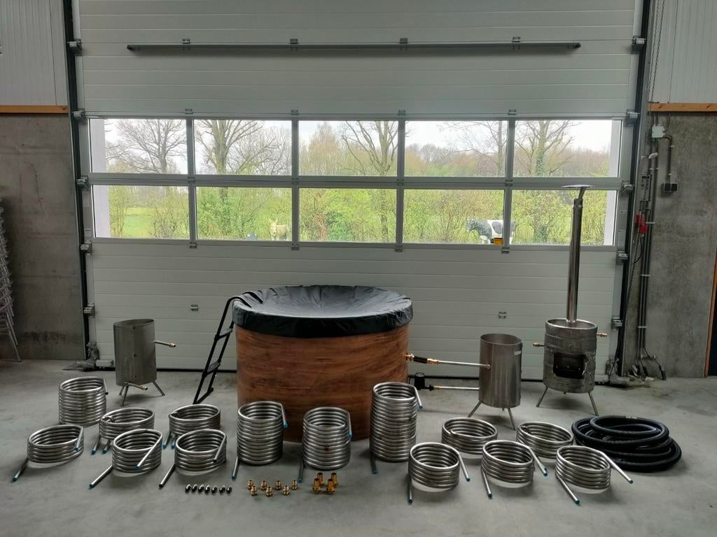 Div spiraal RVS316 diameters en maten mogelijk rvs kachels, Tuin en Terras, Ophalen of Verzenden, Nieuw, Verwarming