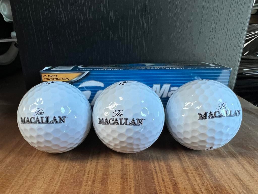 Set van 3 Golfballen The Macallan Single Malt Whisky, Ophalen, Nieuw, Bal(len)